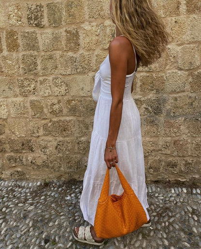 Lydia dress - white