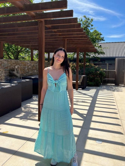 Lydia dress - turquoise