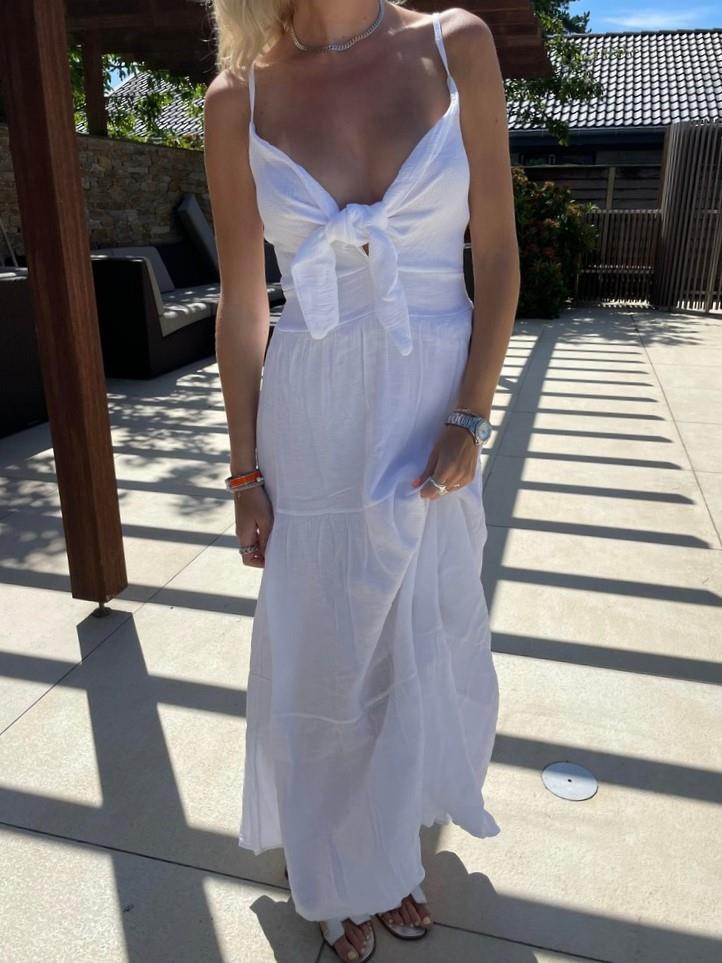 Lydia dress - white