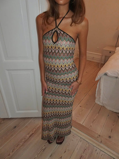 Thea dress with pattern - Multicolored