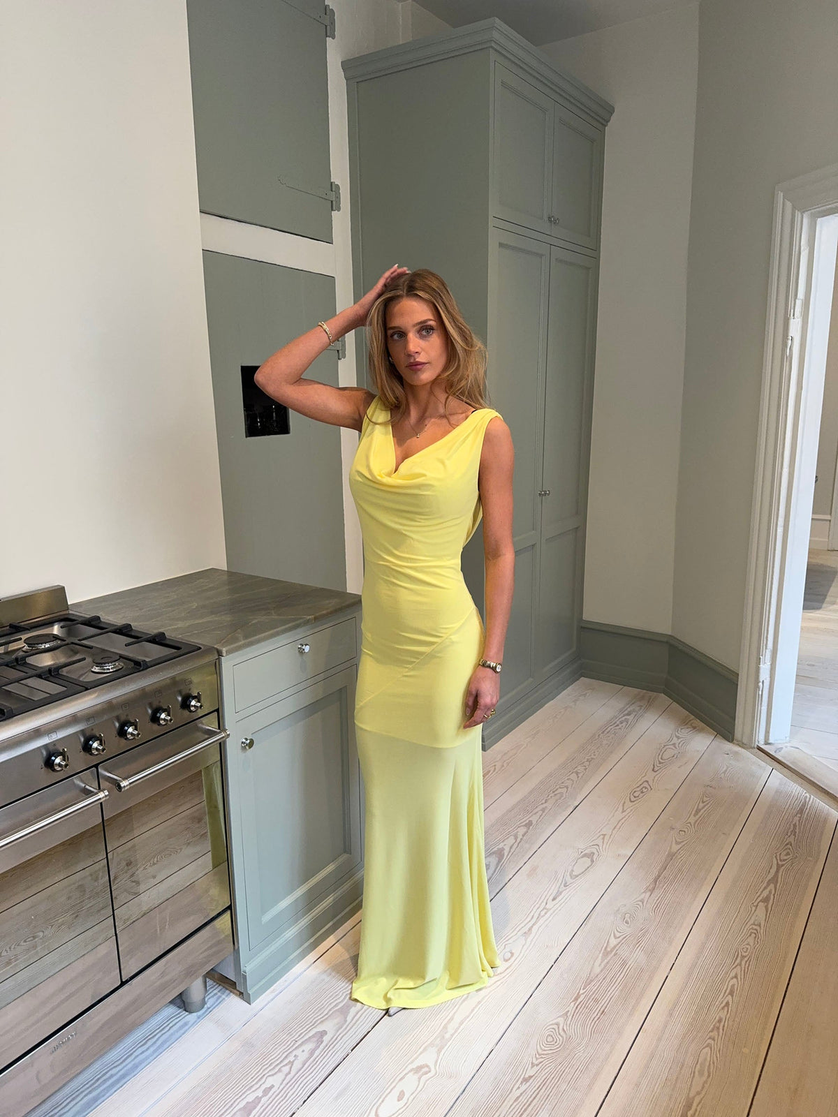 Flora maxi dress - Yellow