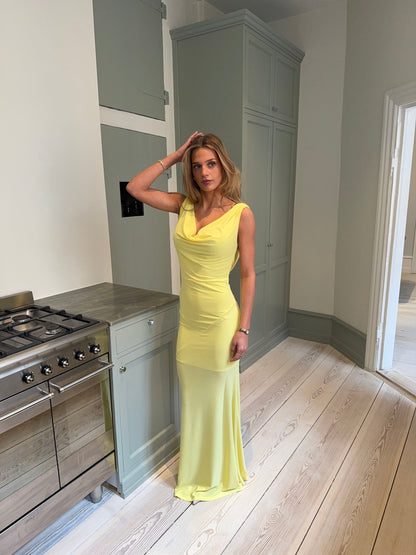 Flora maxi dress - Yellow