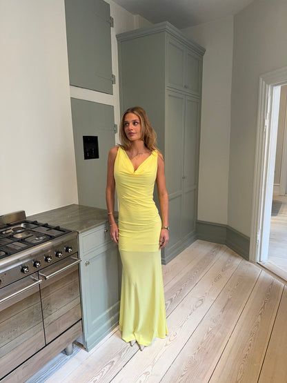 Flora maxi dress - Yellow