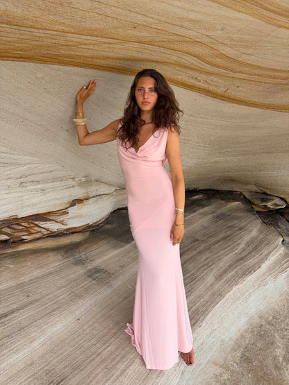Flora maxi dress - Dusty rose